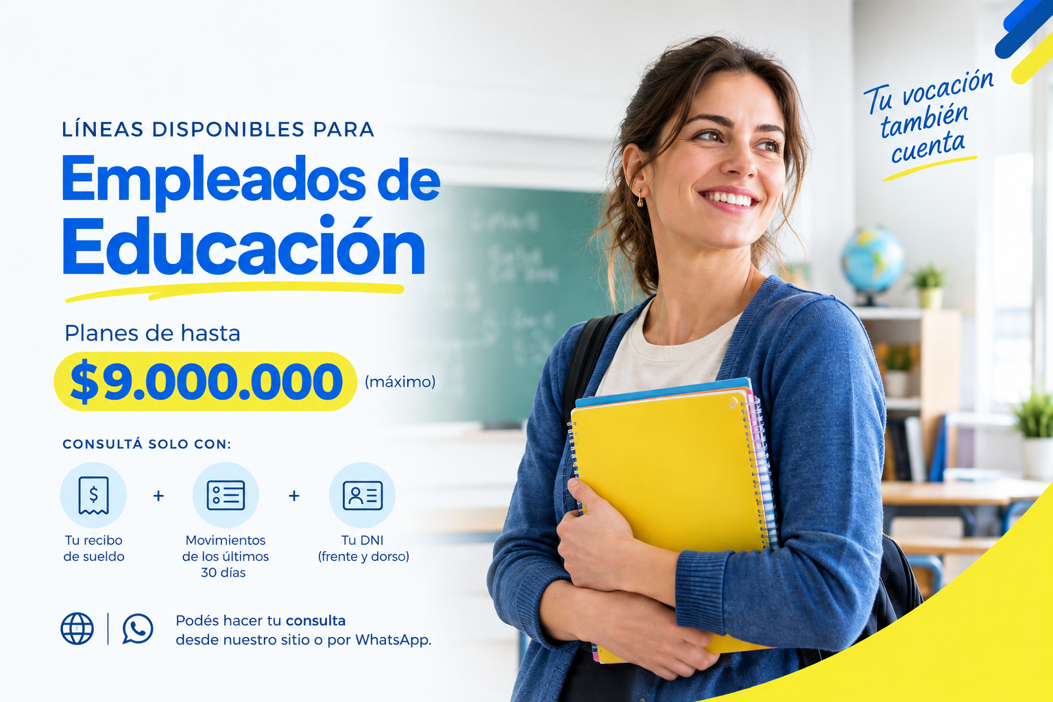 ExcelCred - Consultá por las opciones disponibles